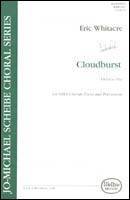 Cloudburst SATB choral sheet music cover